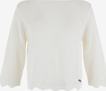 MSCW Pullover 'Lippa' in Weiß: Vorderseite