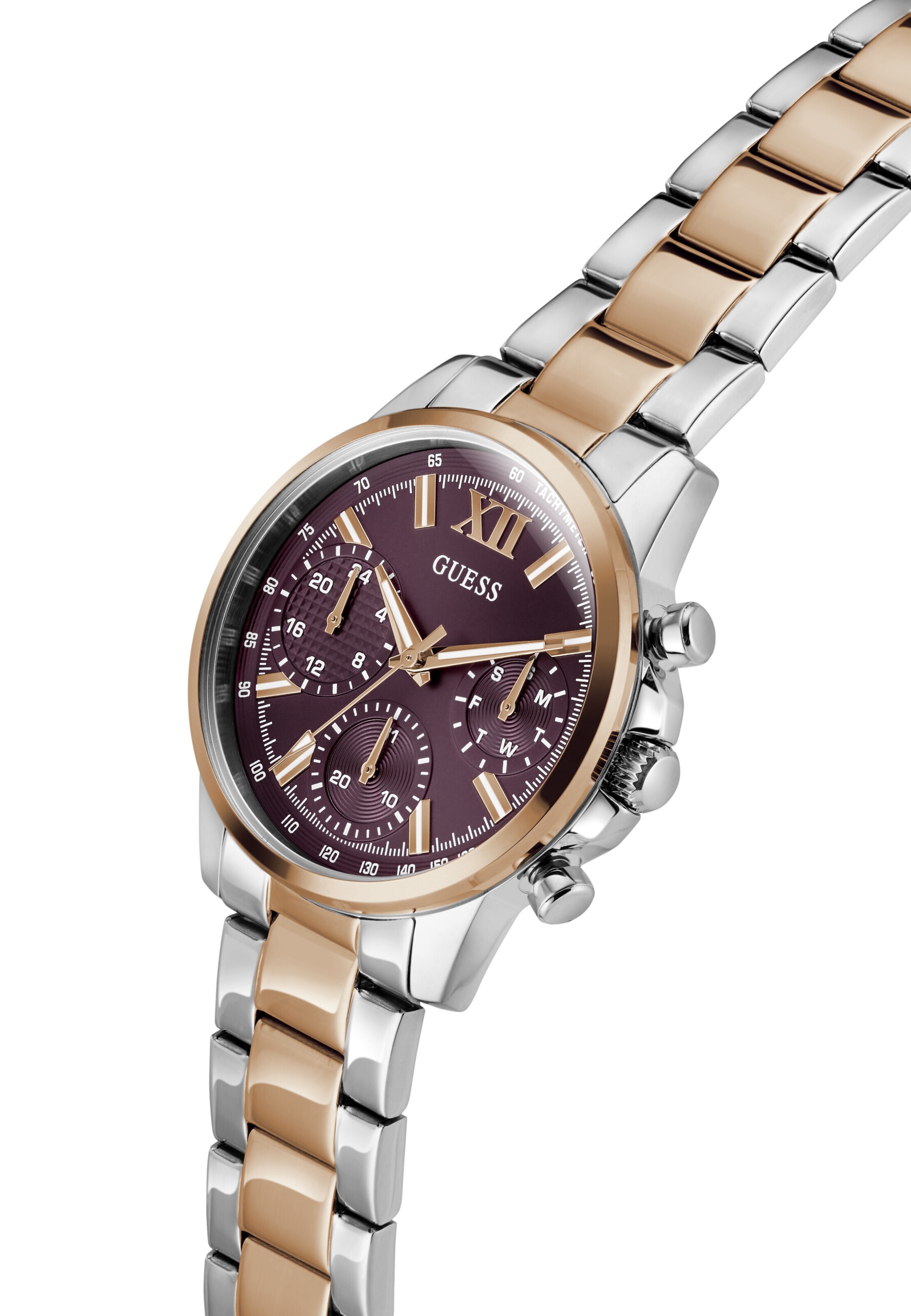 GUESS Analoguhr 'Bailey' in Gold