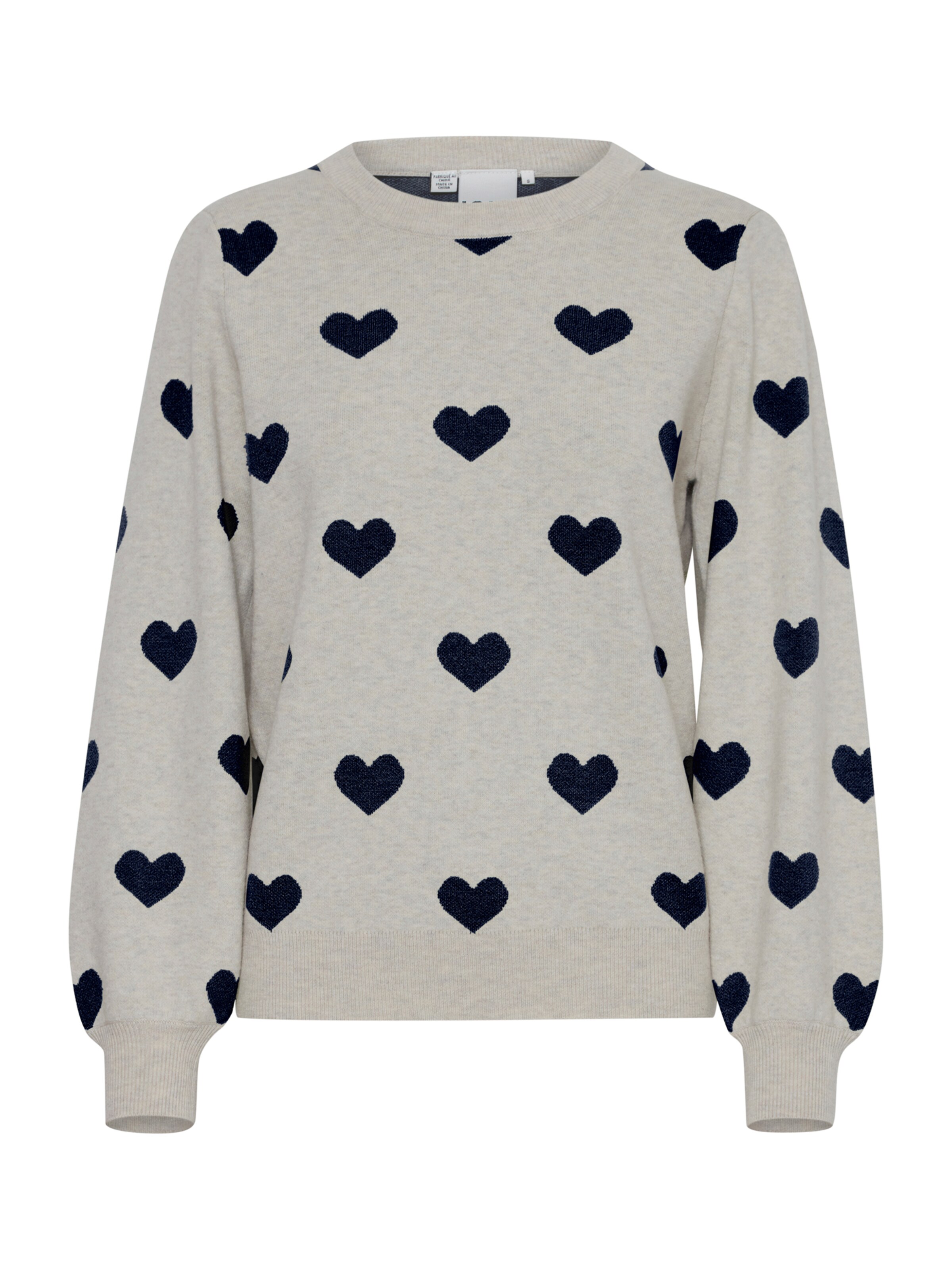 ICHI Pullover 'BRIELLE' i grå: forside