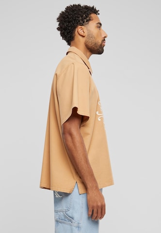 Karl Kani Comfort fit Overhemd in Beige