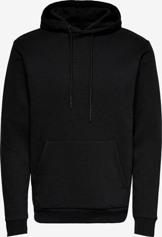 Only & Sons Sweatshirt in Black: front
