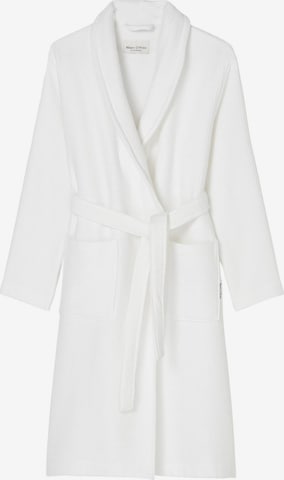 Marc O'Polo Long Bathrobe in White: front