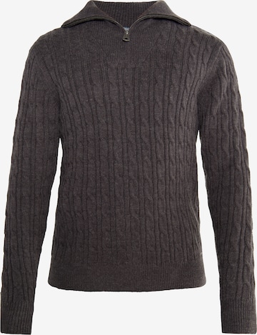 DreiMaster Vintage Sweater in Grey: front