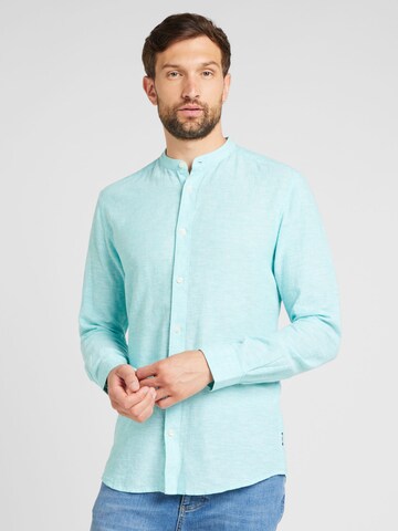 Only & Sons Slim fit Button Up Shirt 'ONSCAIDEN' in Blue: front