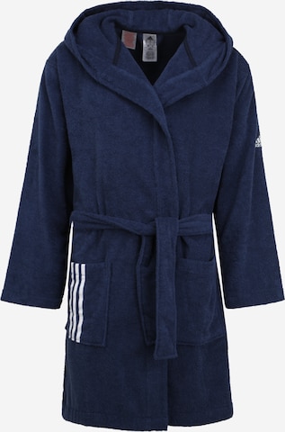 Peignoir court 'Ing Gown' ADIDAS SPORTSWEAR en bleu : devant