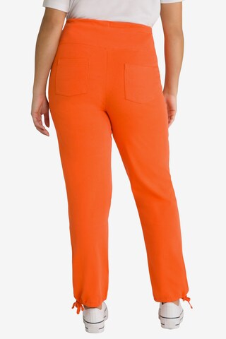 Ulla Popken Regular Broek '803640' in Oranje