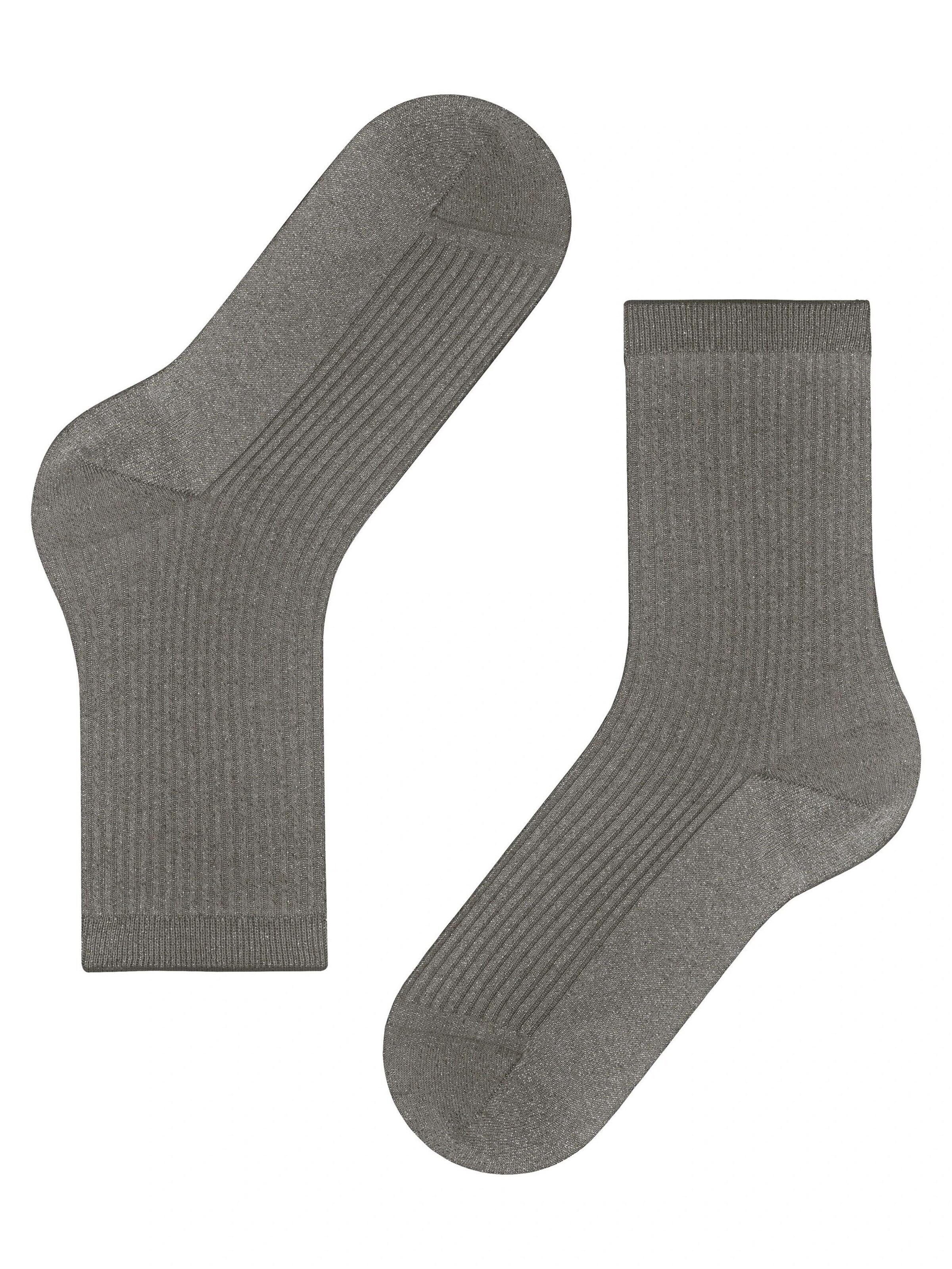 FALKE Socks 'Shiny Rib' in Red