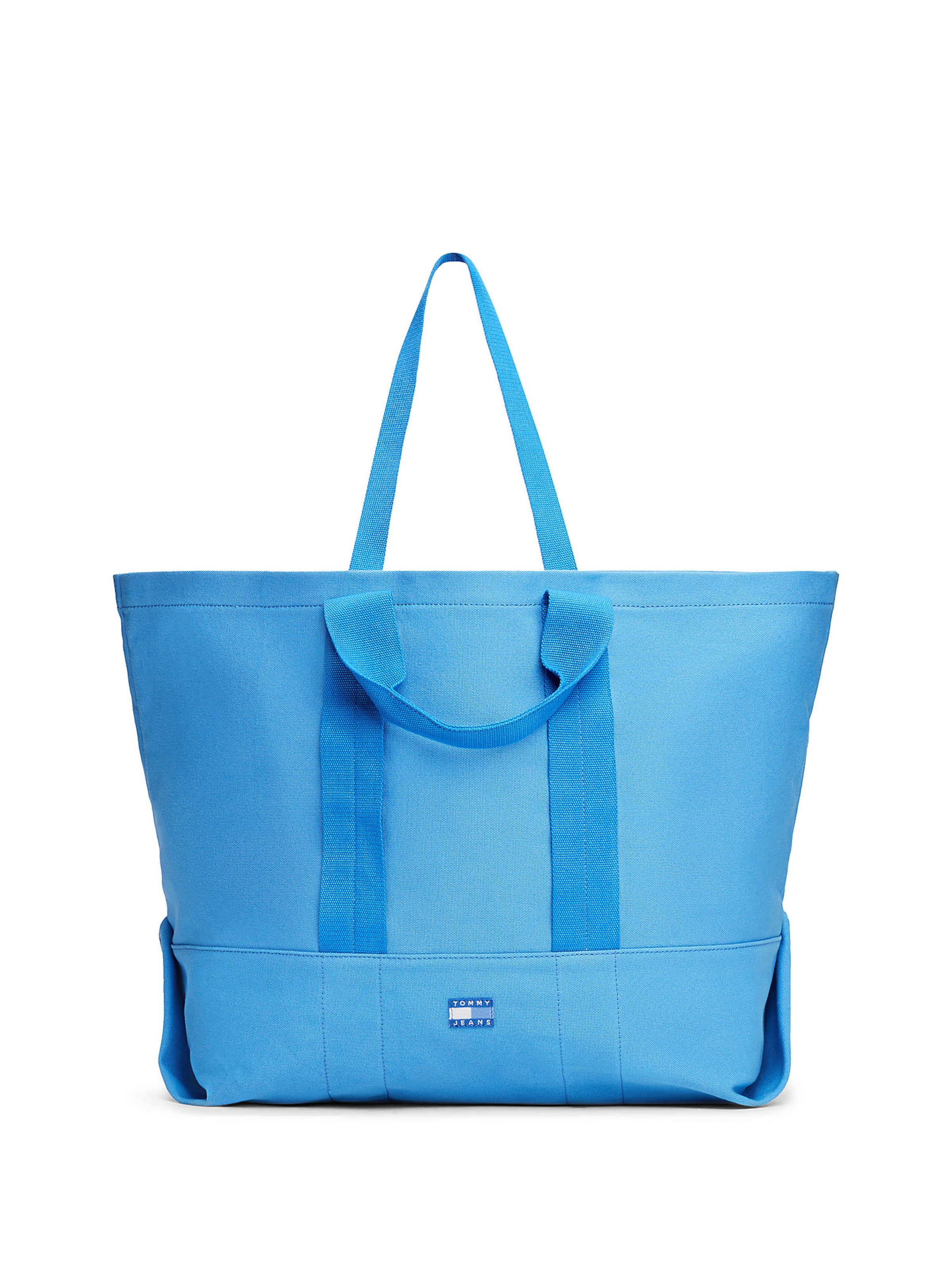Tommy Jeans Torba shopper w kolorze niebieski: przód