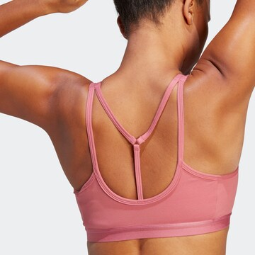 ADIDAS SPORTSWEAR Bustier Sport bh 'Coreessentials Medium-Support' in Roze