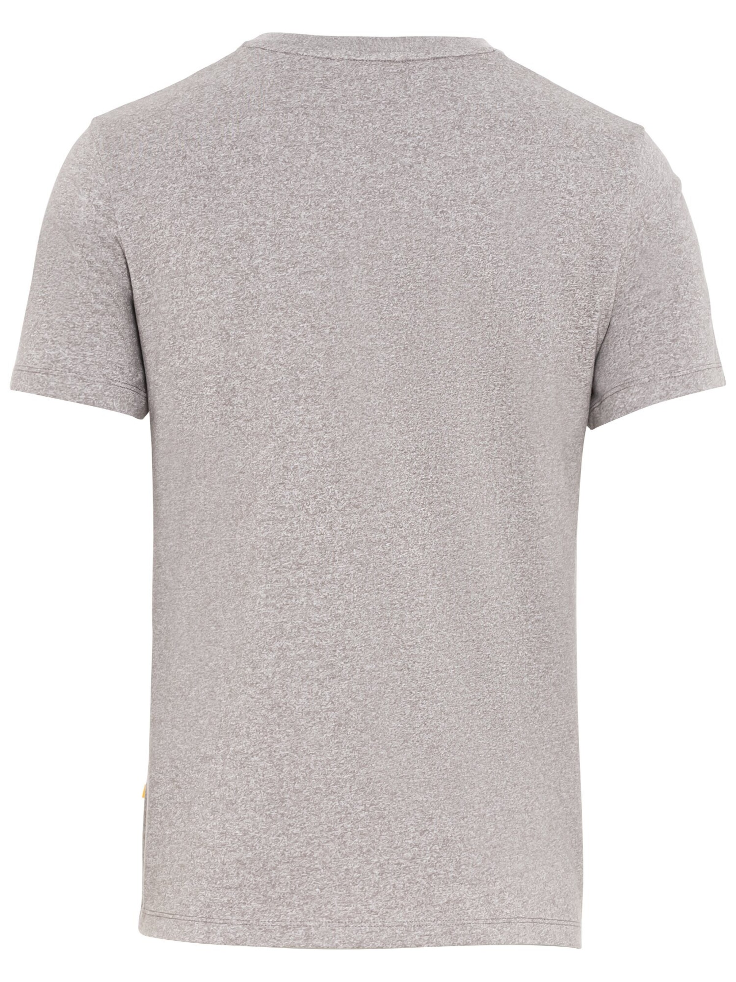 CAMEL ACTIVE Kurzarm T-Shirt aus biologischer Baumwolle in Grau