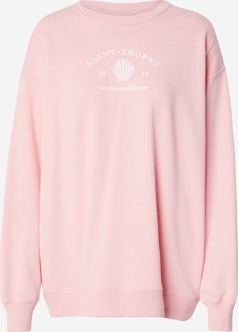 HOLLISTER - Sweatshirt em rosa: frente