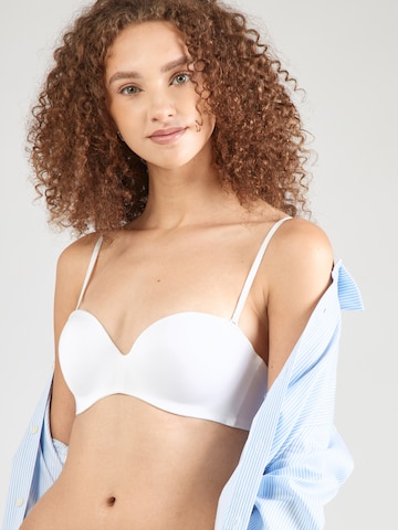 Lindex Balconette Bra 'Reese' in White: front