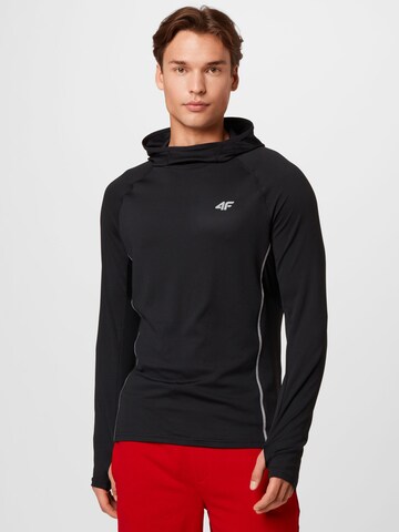 4F Sports sweatshirt in Black: front