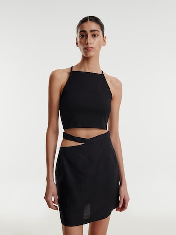 EDITED Top 'Begonia' in Black: front