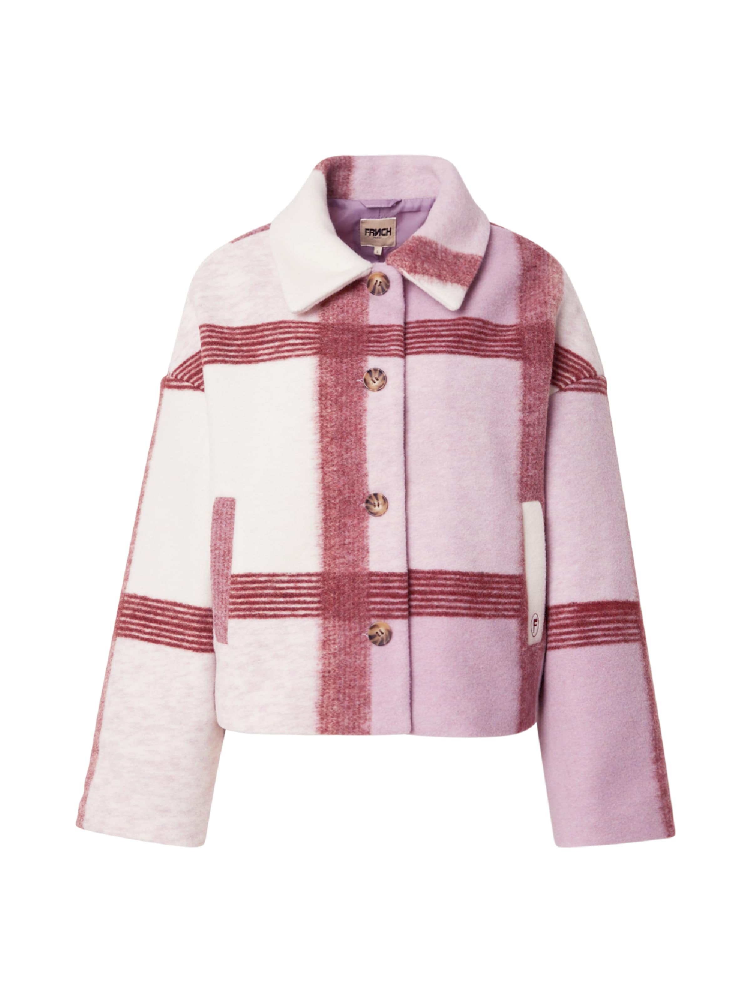 FRNCH PARIS Övergångsjacka i lila: framsida