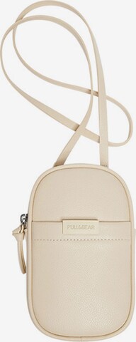 Pull&Bear Skuldertaske i beige: forside