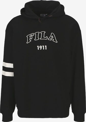 FILA Sweatshirt 'TABRIZ' in Zwart: voorkant