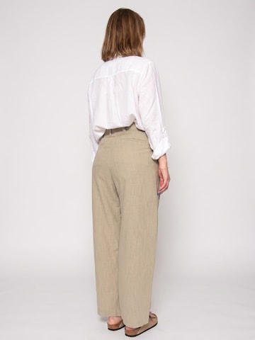Baggy Pantalon 'SANDI_WS PANT STONE GREEN' elvine en vert