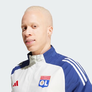 ADIDAS PERFORMANCE Sportjacke 'Olympique Lyon Tiro 24' in Weiß
