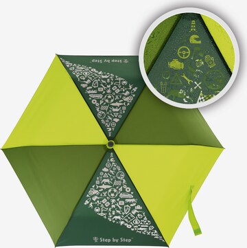 STEP BY STEP Umbrella 'Magic Rain' in Green