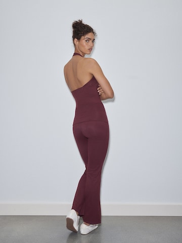 évasé Pantalon de sport Next en rouge