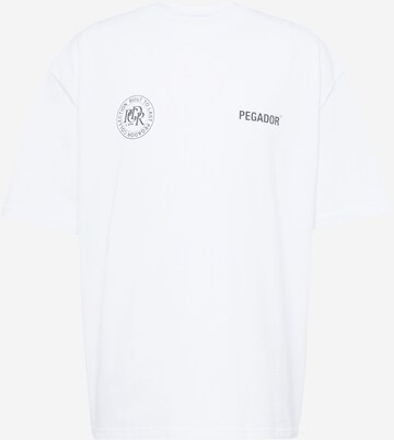 Maglietta 'Marcer' di Pegador in bianco: frontale