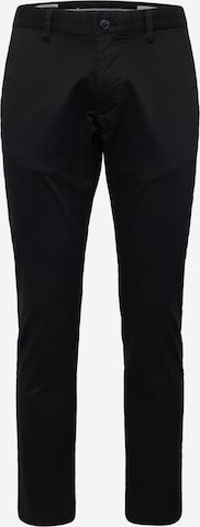 Coupe slim Pantalon chino s.Oliver en noir : devant