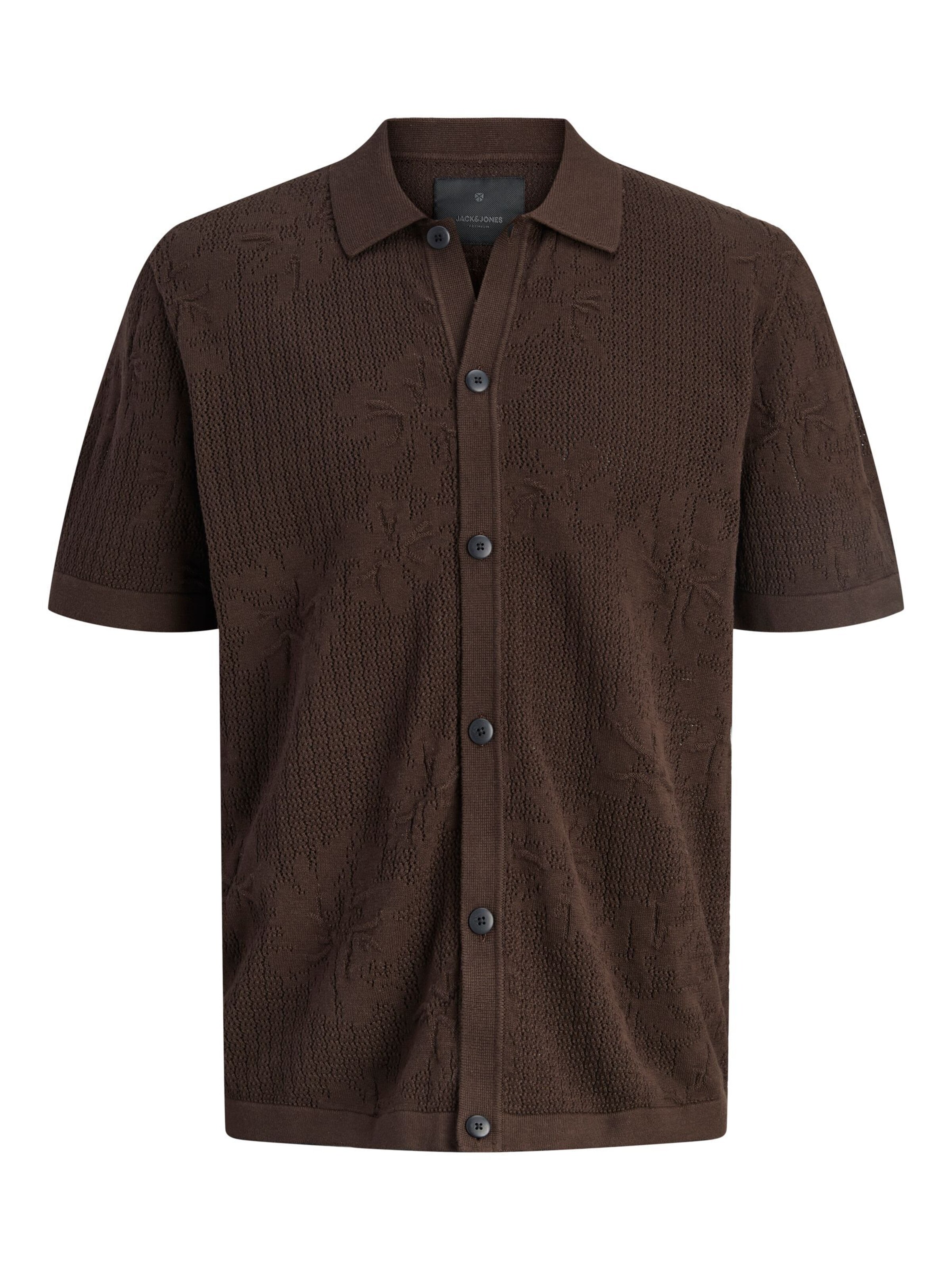 JACK & JONES Hemd in dunkelbraun, Produktansicht