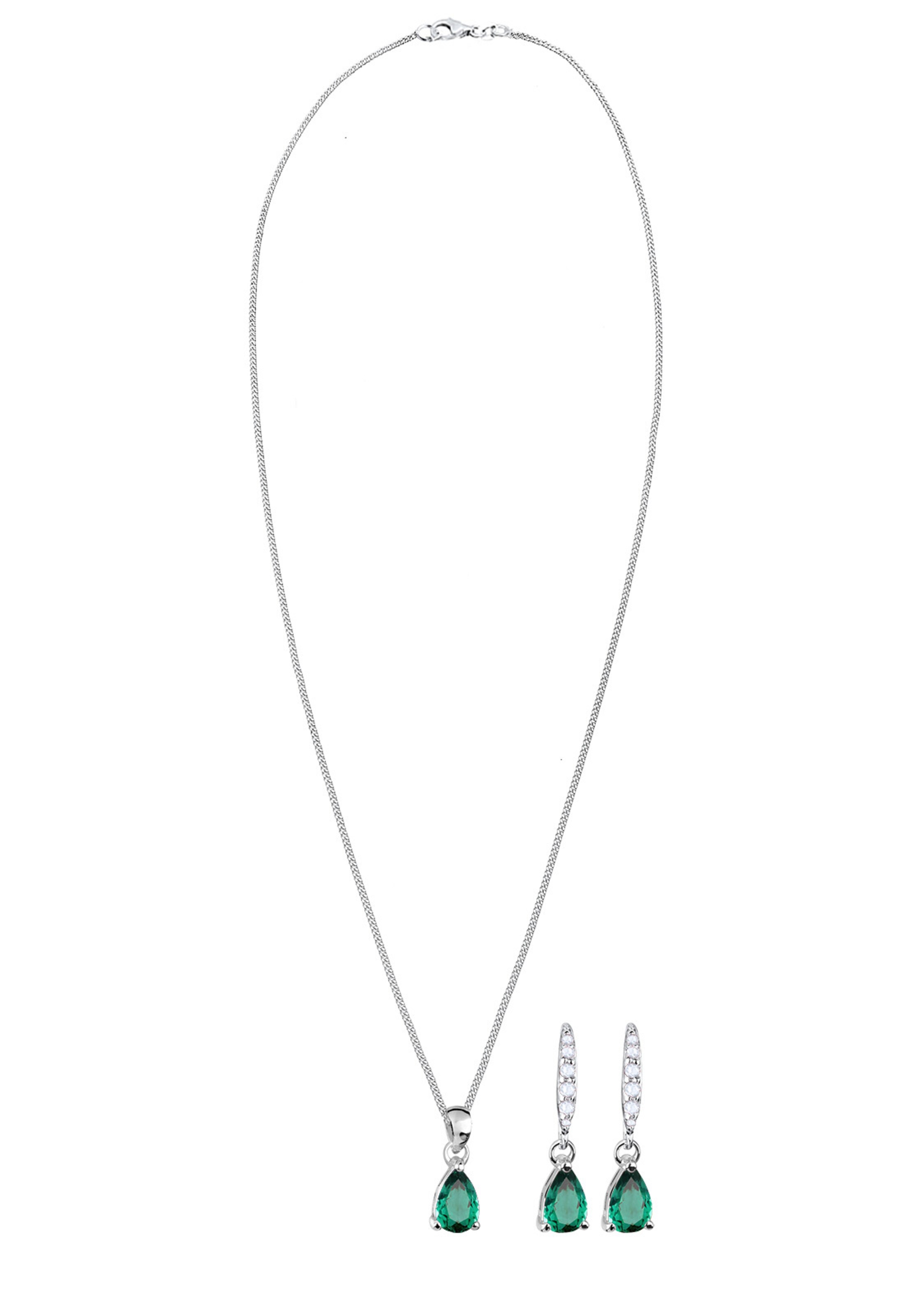 ELLI Sieraden set in Zilver: voorkant