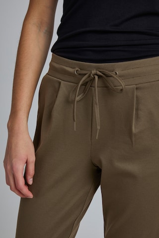 ICHI Slimfit Stoffhose 'IHKATE PA' in Braun