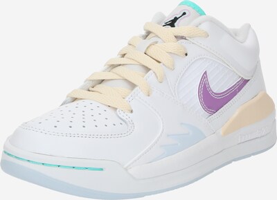 Jordan Baskets basses 'Stadium 90' en beige / aqua / violet / blanc, Vue avec produit