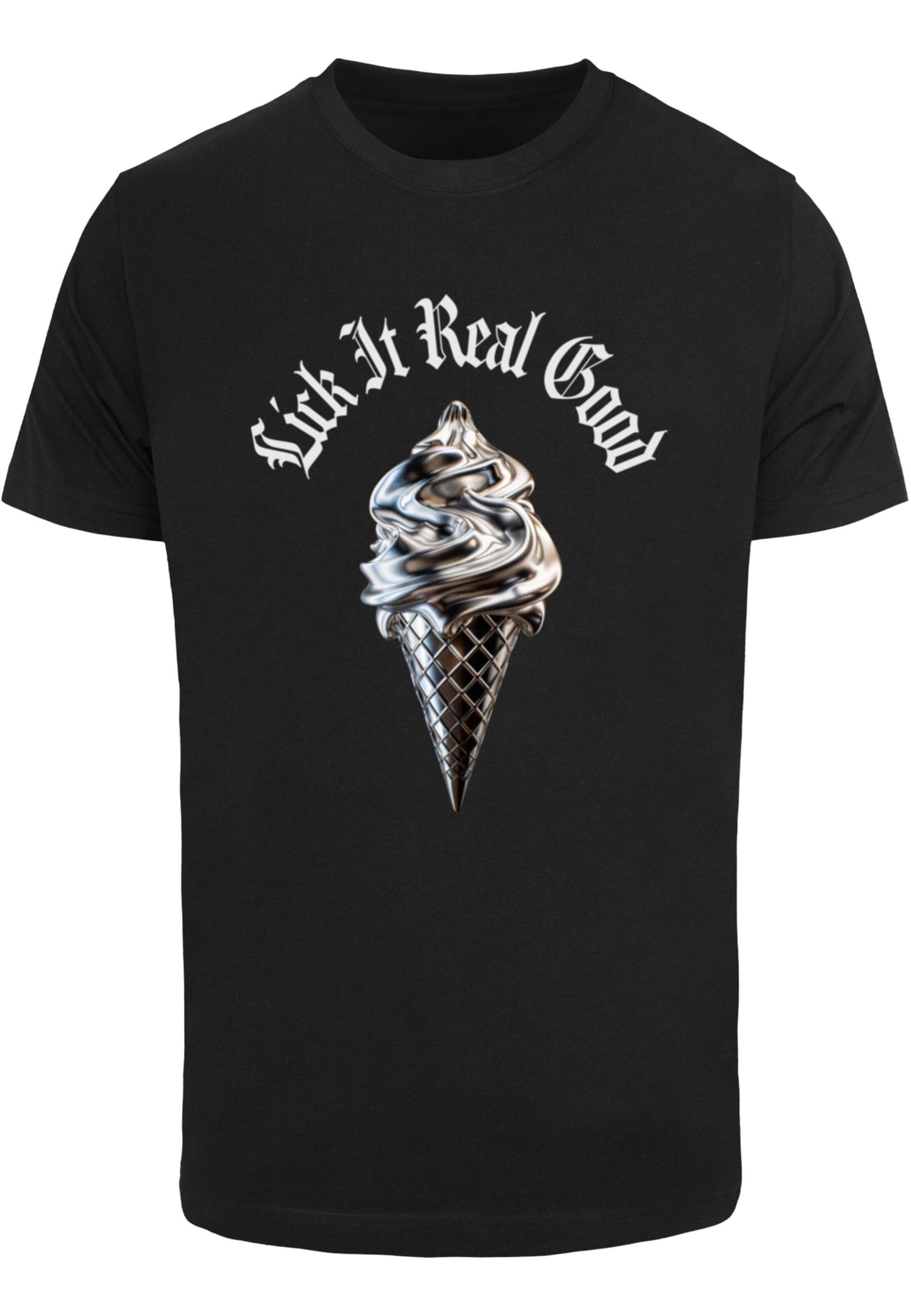 T-Shirt Mister Tee en noir : devant