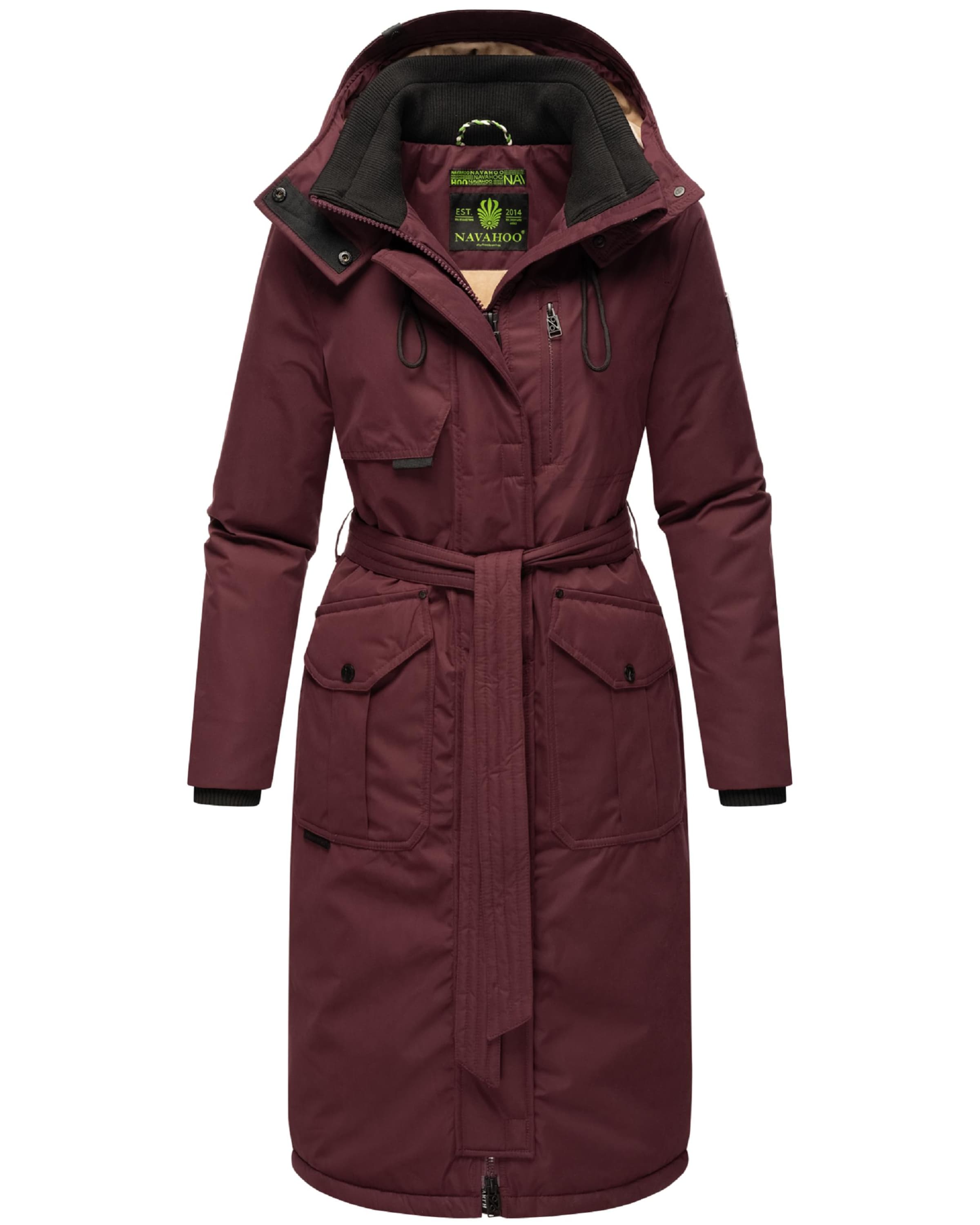 NAVAHOO Zimný kabát 'Hokulanii' - Červená