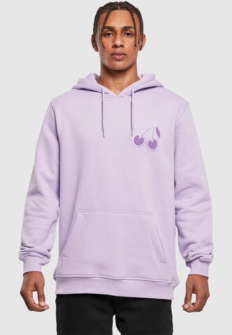 Mister Tee Sweatshirt 'Paradise Cherries' in Purple: front