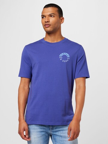 T-Shirt SCOTCH & SODA en bleu : devant