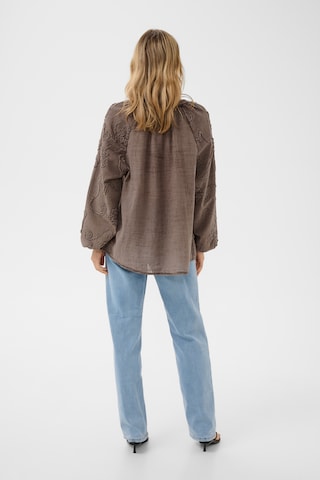 Cream - Blusa 'CRGemmi' em castanho