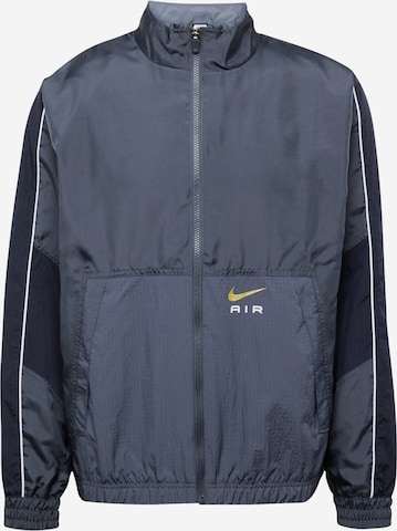 Nike SportswearSportska jakna 'Air' - siva boja: prednji dio