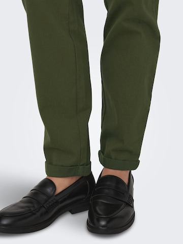 Slimfit Pantaloni chino 'Biana-Maree' di ONLY in verde