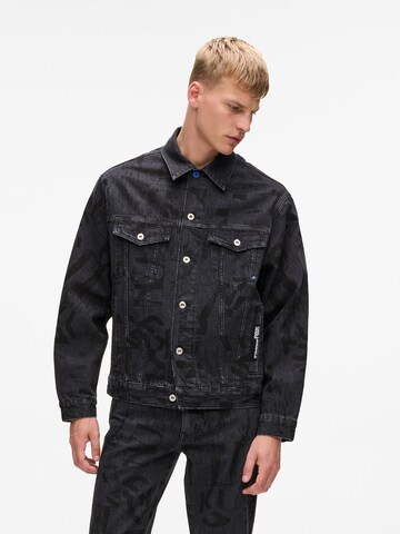 juoda KARL LAGERFELD JEANS Demisezoninė striukė: priekis