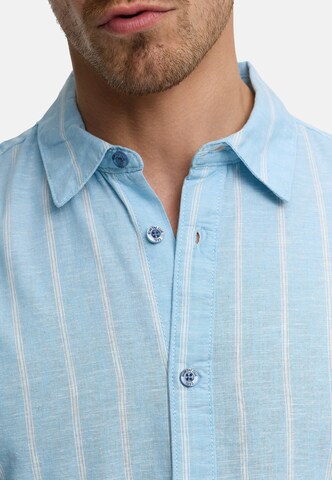 INDICODE JEANS Regular fit Business shirt 'Trypper' in Blue