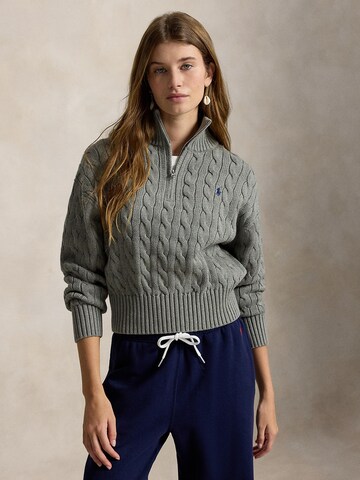 Pull-over Polo Ralph Lauren en gris : devant