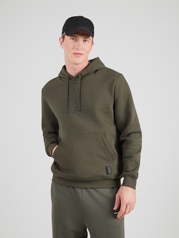 PUMA Αθλητική μπλούζα φούτερ 'BVB x Sesame Street' σε πράσινο