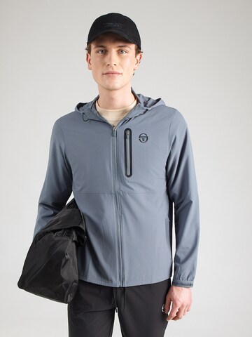 Sergio Tacchini Αθλητικό μπουφάν 'Pelle' σε μπλε: μπροστά