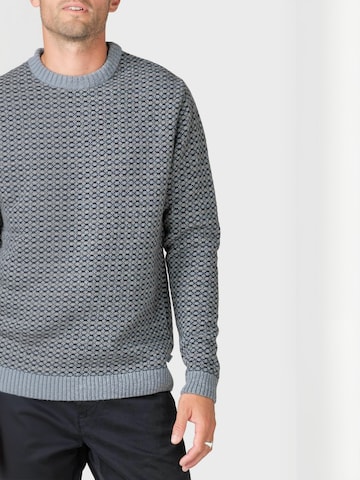 Klitmøller Collective Sweater ' Asger ' in Grey: front