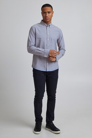 BLEND Regular fit Button Up Shirt 'Nail' in Blue