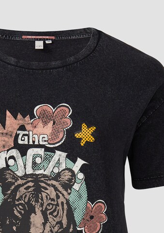 QS Shirt in Zwart