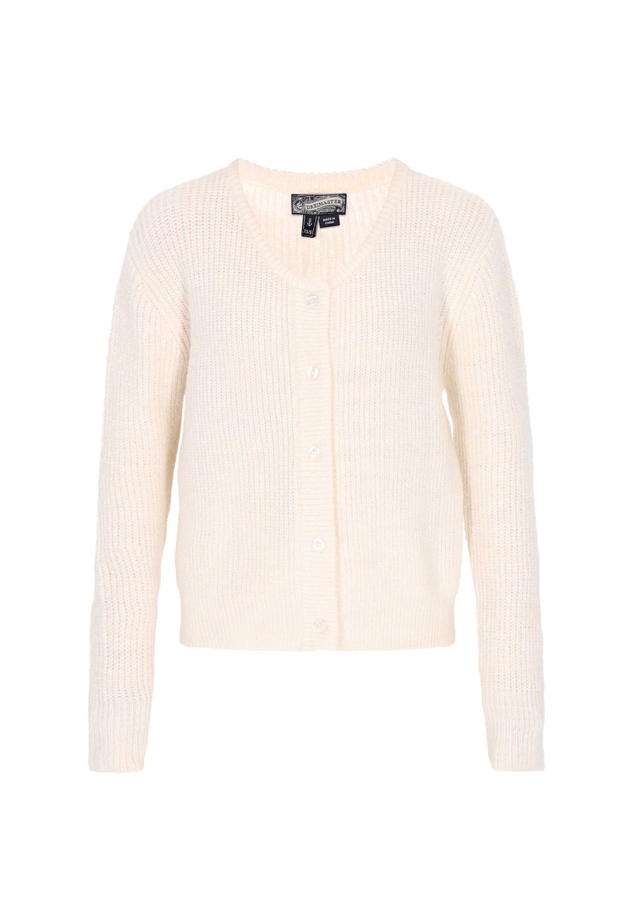 DreiMaster Vintage Kardigan w kolorze biały: przód