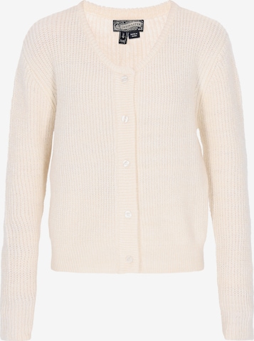 balts DreiMaster Vintage Adīta jaka: no priekšpuses