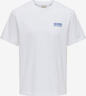 Only & Sons Shirt 'ONSFRED' in White: front
