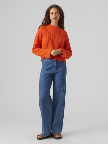 VERO MODA Sweater 'Sayla' in Orange
